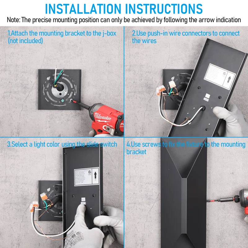 Upham 5CCT LED Flush Mounted Sconce (Set of 2) - Image 2